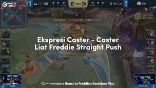 🎙️ Commentators React to Freddies Backdoor Play 🎙️ [upl. by Jc443]