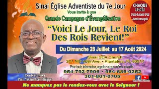 Service Samedi Matin  07202024  Sinai Haitian SDA Church [upl. by Ahsiekar]