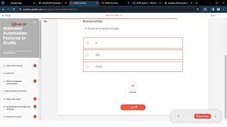 UI Path Advanced RPA Developer  Attended Automation Features in Studio [upl. by Moffitt]