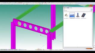 PETEK KİRİŞ TEKLASAP2000 Castellated Beam [upl. by Vine]