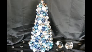 WeihnachtsbastelnTannenbaum basteln aus KugelnDIY Weihnachten – christmas tree [upl. by Tatman]