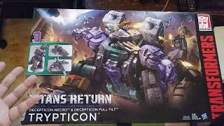 S4 Trypticon  Unboxing the Transformers Titans Return Titan Class Figure [upl. by Randy598]