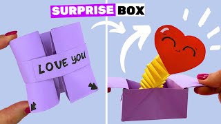 Amazing POP UP box idea Birthday card surprise idea [upl. by Lotte]