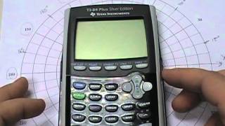 Graphing a polar equation on polar graph paper and a graphing calculator [upl. by Ahsinnek574]