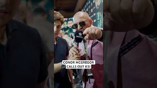 Conor McGregor CALLS OUT KSI 🤯 misfitsboxing [upl. by Berga]