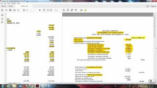 Statement of Cash Flows  Operating Section  Indirect Method [upl. by Lerat441]