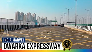 India Infrastructure Marvel Dwarka Expressway  Almost Ready for Full Opening [upl. by Danuloff555]