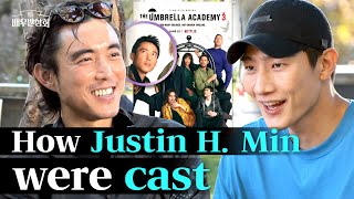 A Day with Justin Min👀 The story of joining quotThe Umbrella Academyquot  Actors Association ep 42 [upl. by Silvana514]