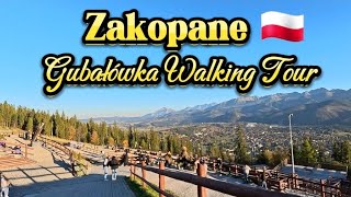 Zakopane 🇵🇱 Gubałówka Walking Tour 4K October 19 2024 [upl. by Odlavu]