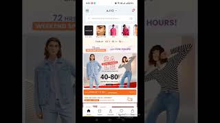 How to search Trends dresses in Ajio app [upl. by Poirer179]