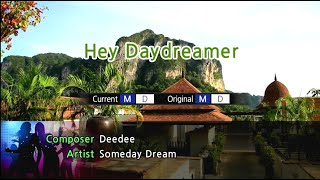 Hey Daydreamer  Somedaydream Karaoke Version [upl. by Bradway]