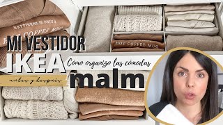 Mi VESTIDOR IKEA 2021  Cómodas MALM y organizadores SKUBB I ¿Cómo doblo mi ropa [upl. by Eiramrefinnej]