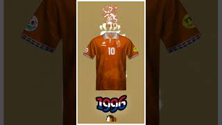 Evolución camiseta de la SELECCIÓN DE LOS PAISES BAJOS  HOLANDA 1905  2023 [upl. by Nason]