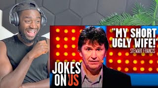 Stewart Francis BEST One Liners  REACTION [upl. by Kirkpatrick]