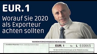 EUR1  einfach erklärt 2020 [upl. by Bent]