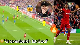 😱Ryan Gravenberch FIRST GOAL For LiverpoolDiogo Jota GoalLiverpool 20 Royale Union SGGoals… [upl. by Phira]