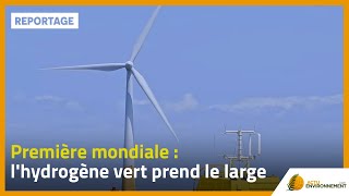 Première mondiale  lhydrogène vert prend le large [upl. by Carissa]