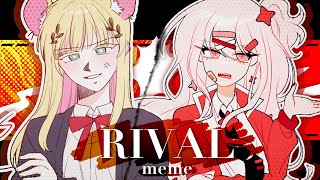 Rival Meme Collab with 한새벽 Daybreak  OC [upl. by Yecnay]