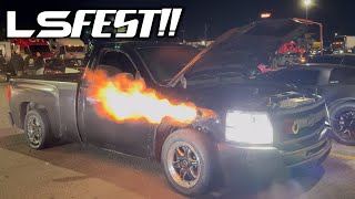 We Made Our BIG TURBO Silverado Breath FIRE LS Fest 2024 [upl. by Tayyebeb]