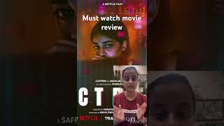 CTRL Movie review 🤟🏻 Must watch movie movie review fun shorts shortvideo shortsvideo movie [upl. by Francene210]