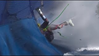 Kjetil JANSRUD  CRASH  Super G  Beaver Creek 2021 [upl. by Atteoj]