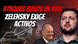 ATAQUES RUSOS en Kiev Odessa y Kursk  Zelensky EXIGE ACTIVOS Congelados de Rusia [upl. by Holbrook]