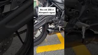 rks srk 250rr akrapovic egzoz sesi [upl. by Anyal392]