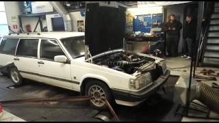 Volvo 740 D24 dyno [upl. by Kenlay]