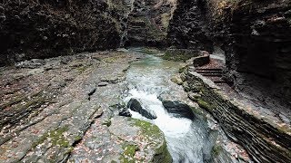 Watkins Glen State Park  Drone [upl. by Simara]