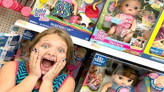 Toy Shopping at Walmart for Baby Alive Sweet Tears Baby Doll [upl. by Berlyn35]