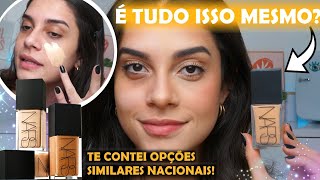 TESTEI A NOVA BASE DE MILHÕES DA NARS LIGHT REFLECTING FOUNDATION 💥 [upl. by Micheil]