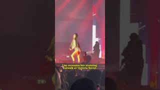 Lisa recreates Victoria Secrets top catwalk at fanmeeting bangkok lisa blackpink [upl. by Nage306]