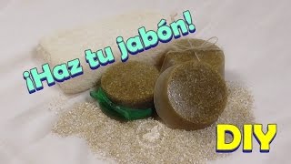 Cómo hacer jabón exfoliante de avena casero [upl. by Dlabihcra589]