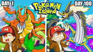 I Survived 100 Days in POKEMON Island  MOOSE Part 1 [upl. by Spiers]