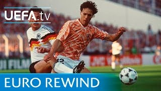 EURO 1988 highlights Netherlands 21 West Germany [upl. by Ellehsad]