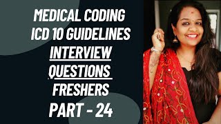 ICD10 Coding Interview Questions for Beginners in 2024 learnwithdhanya medicalcodingjobuae icd10 [upl. by Niawtna919]