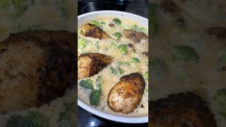 Honey Mustard Chicken and Broccoli Skillet onepanmeal easyrecipe cooking fyp yum [upl. by Yelsnia]