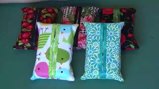 Christmas in July  Inexpensive Kleenex Holders [upl. by Ihel195]