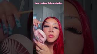 How to Clean False Eyelashes at Ordinary Times [upl. by Arrehs470]