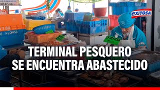 🔴🔵Callao Terminal pesquero se encuentra abastecido pese a oleaje anómalo en el litoral [upl. by Lindsley]