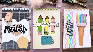 9 Creative Front Page Ideas to Transform Your Projects 🌟  NhuanDaoCalligraphy [upl. by Gianina]