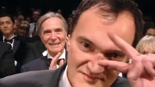 Quentin Tarantino’s Cringe Standing Ovation at Cannes Film Festival 2019 [upl. by Dnalel]