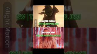 Yaddle Vs QuiGon Jinn shorts edit quigonjinn vs 1v1 starwars [upl. by Oribelle]