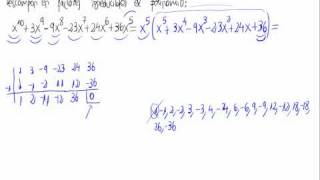Descomposición en factores irreducibles de un polinomio [upl. by Grodin]