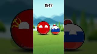 Russia history 19271991 and now countryballs countryballhistory history viralshorts shorts [upl. by Brucie]