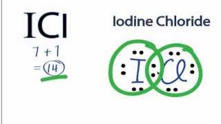 ICl Lewis Structure How to Draw the Lewis Structure for the Iodine Chloride [upl. by Doria]