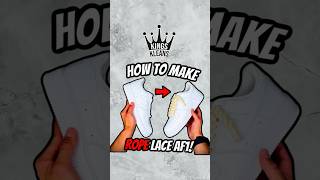 HOW TO MAKE AIR FORCE 1 ROPE LACES 😱🔥 [upl. by Rickard]