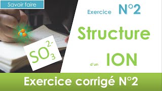 Trouver la structure dun ion polyatomique en 2 minutes exercice 2 🧪 Chimie 3ème et plus [upl. by Maurilia320]