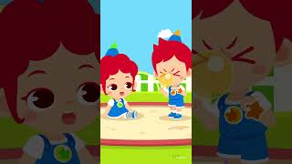 Shorts  Icky Sticky Bubble Gum  Nursery Rhymes  JunyTony KidsSongs [upl. by Yslek]