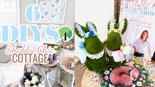 🌿NEW 6 DIYS Dollar Tree SHABBY CHIC COTTAGE 🌿 Olivias Romantic Home [upl. by Aniger12]